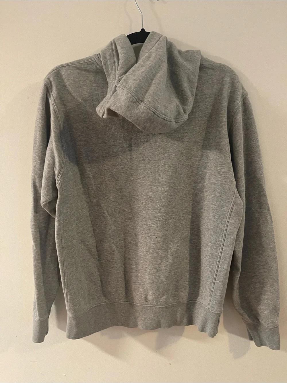 Nike Grey Pullover Hoodie with White Logo